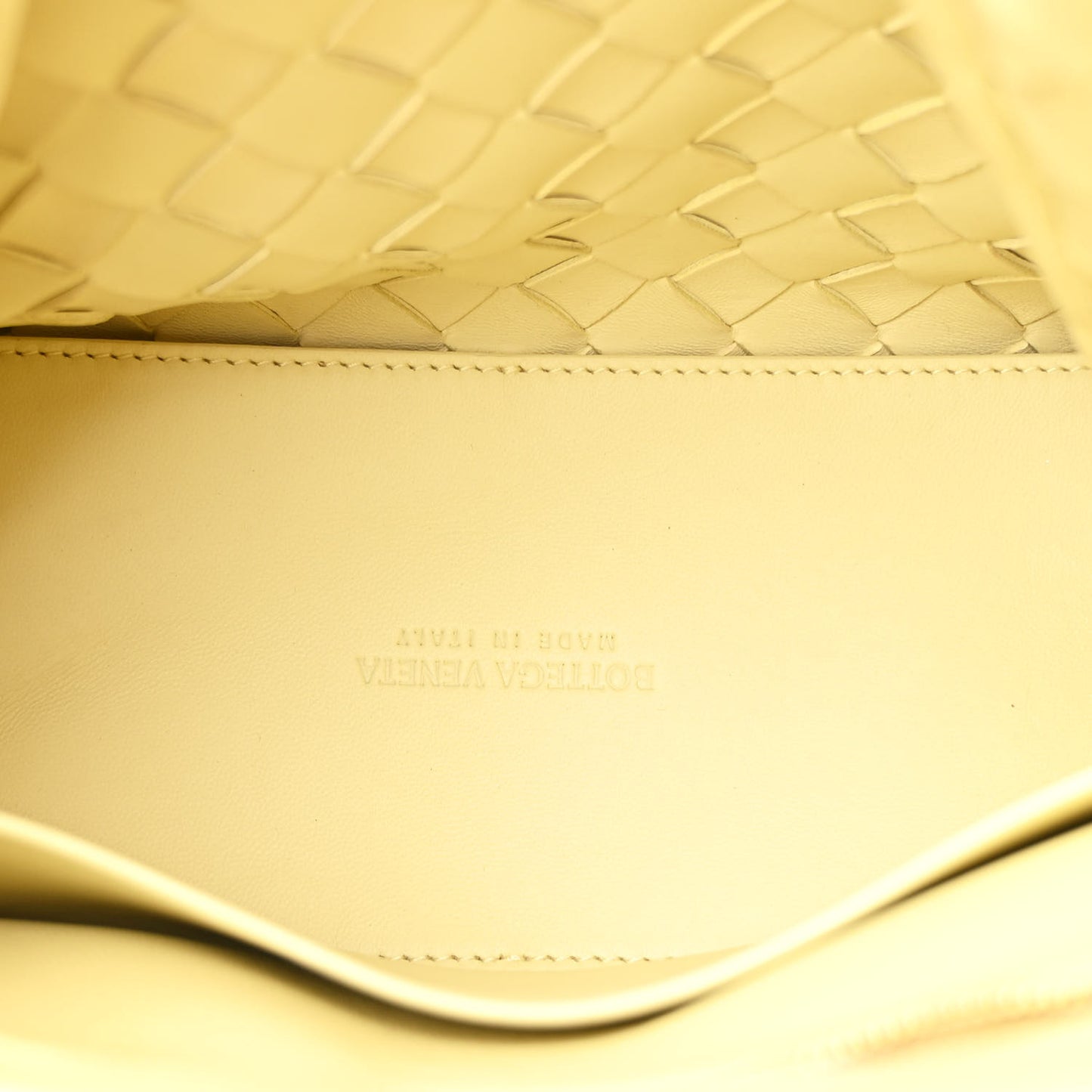 Nappa Intrecciato Small Andiamo Shoulder Bag Chamomile