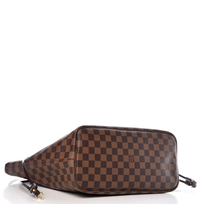 Louis Vuitton Damier Ebene Neo Neverfull MM Rose Ballerine 5 of 10