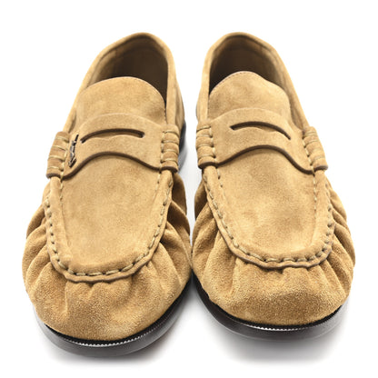 Saint Laurent Suede Le Loafer 15 Penny Slippers 39.5 Cuoio 3 of 9