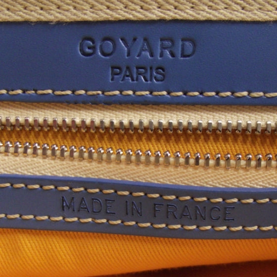 Goyard Goyardine Beluga PM Blue Tote 9 of 10