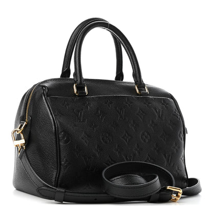 Louis Vuitton Empreinte Speedy Bandouliere 25 NM Black 2 of 4