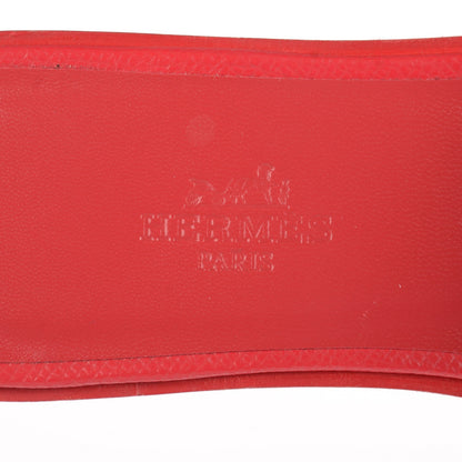 Hermes Epsom Oran Sandals 35.5 Rouge 7 of 7