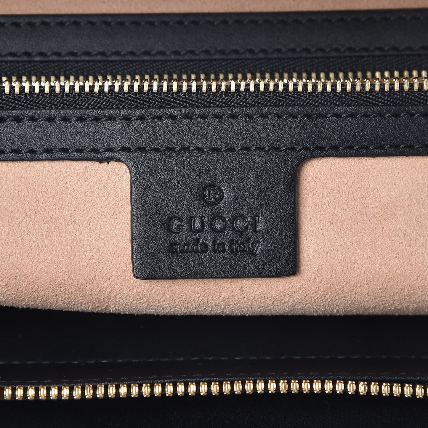 Suede Patent GG Web Medium Ophidia Top Handle Chain Nocciola Black