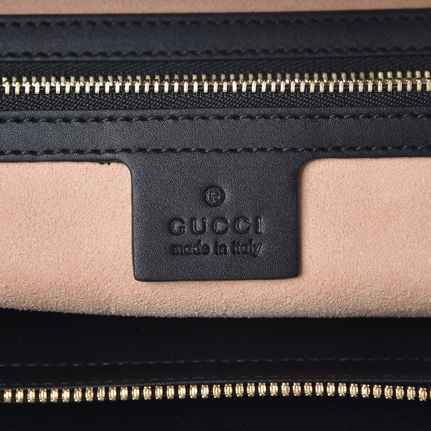 Gucci Suede Patent GG Web Medium Ophidia Top Handle Chain Nocciola Black 8 of 12