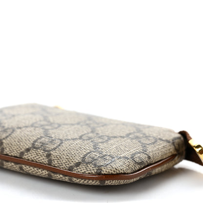 Gucci GG Supreme Monogram Key Case Beige Ebony Cuir 9 of 9