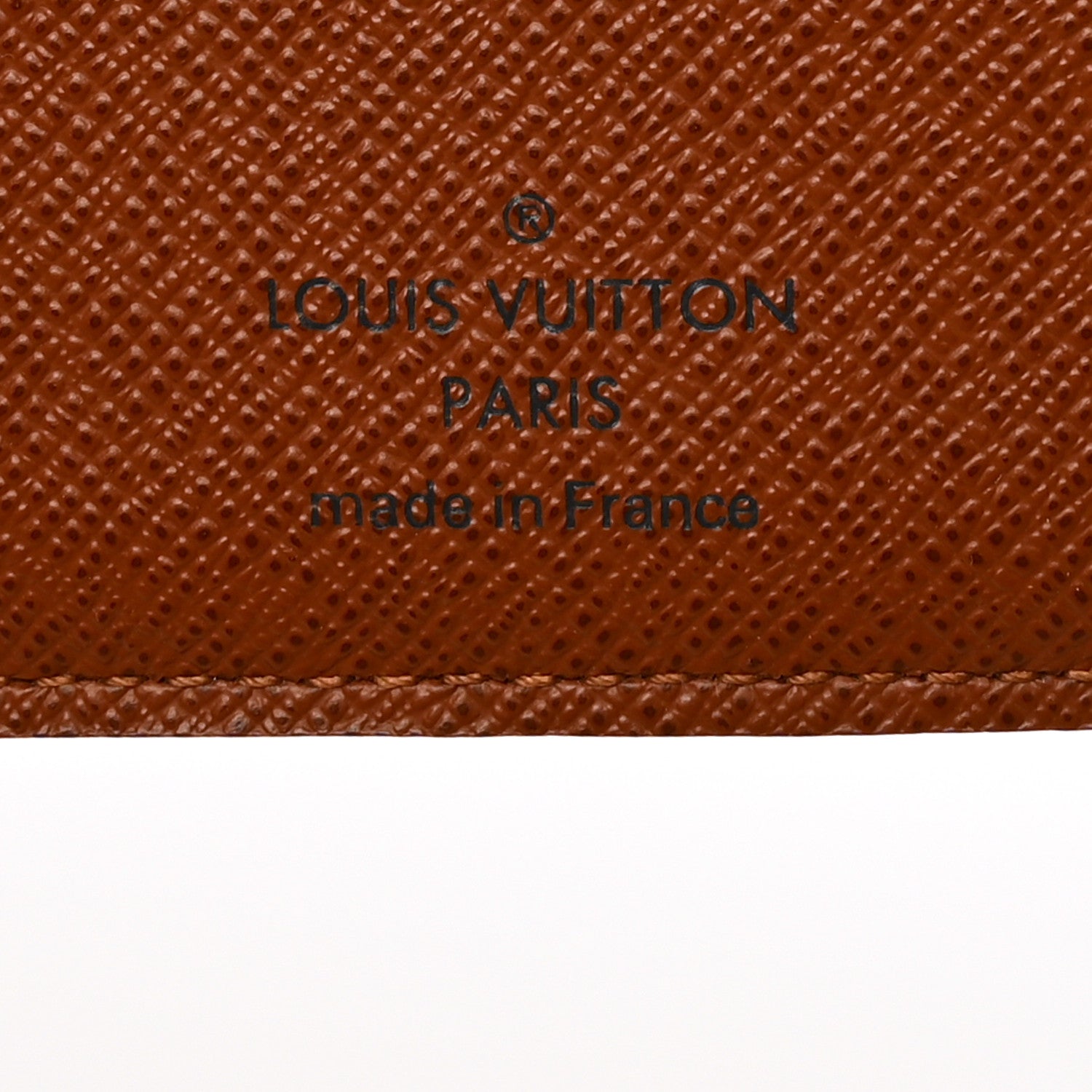 Louis Vuitton Monogram Porte Valeurs Checkbook Wallet 6 of 7