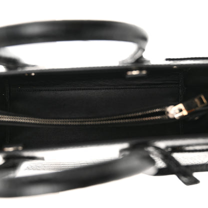 Saint Laurent Calfskin Crocodile Embossed Baby Sac De Jour Black 5 of 15