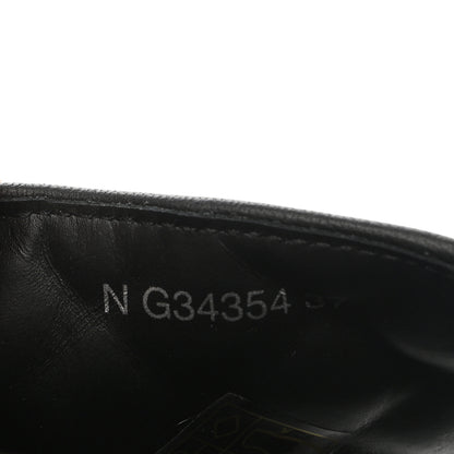 Chanel Lambskin Quilted CC Mules Sandals 37 Black 8 of 8