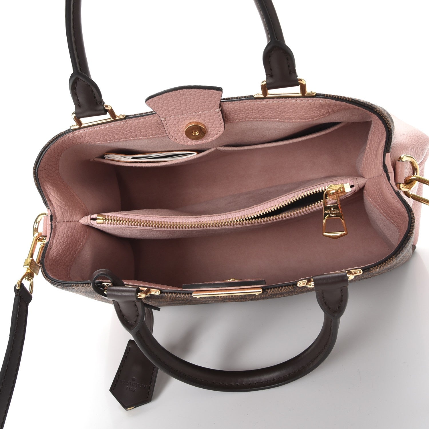 Louis Vuitton Damier Ebene Cuir Taurillon Brittany Magnolia 6 of 9