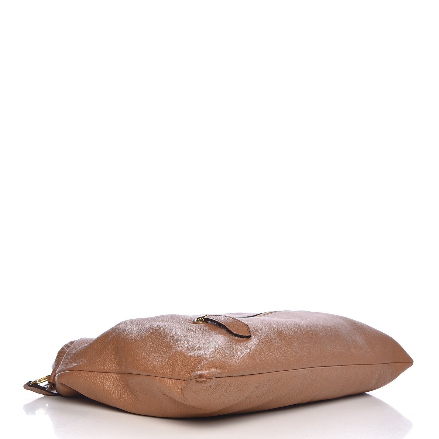 Prorsum Deerskin Big Crush Tote Fudge
