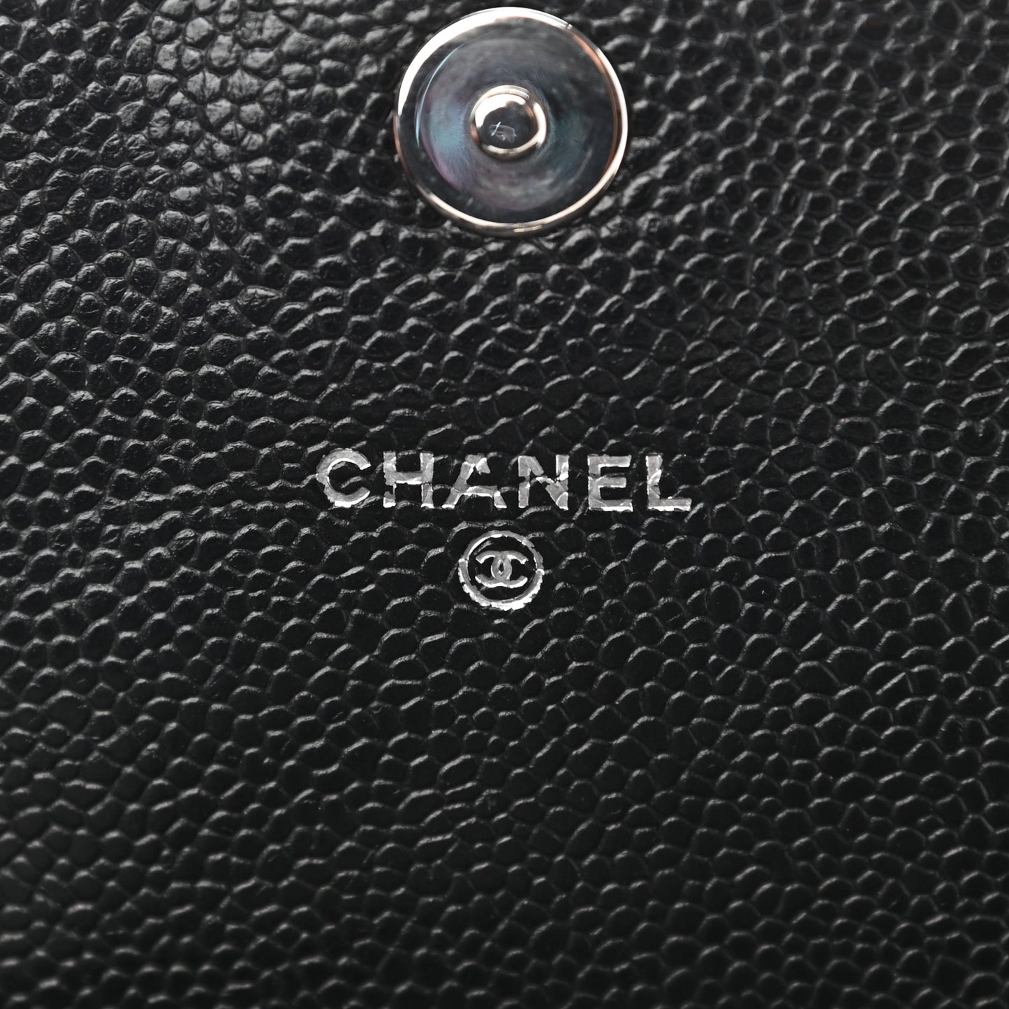 Caviar Half Moon Wallet On Chain WOC Black
