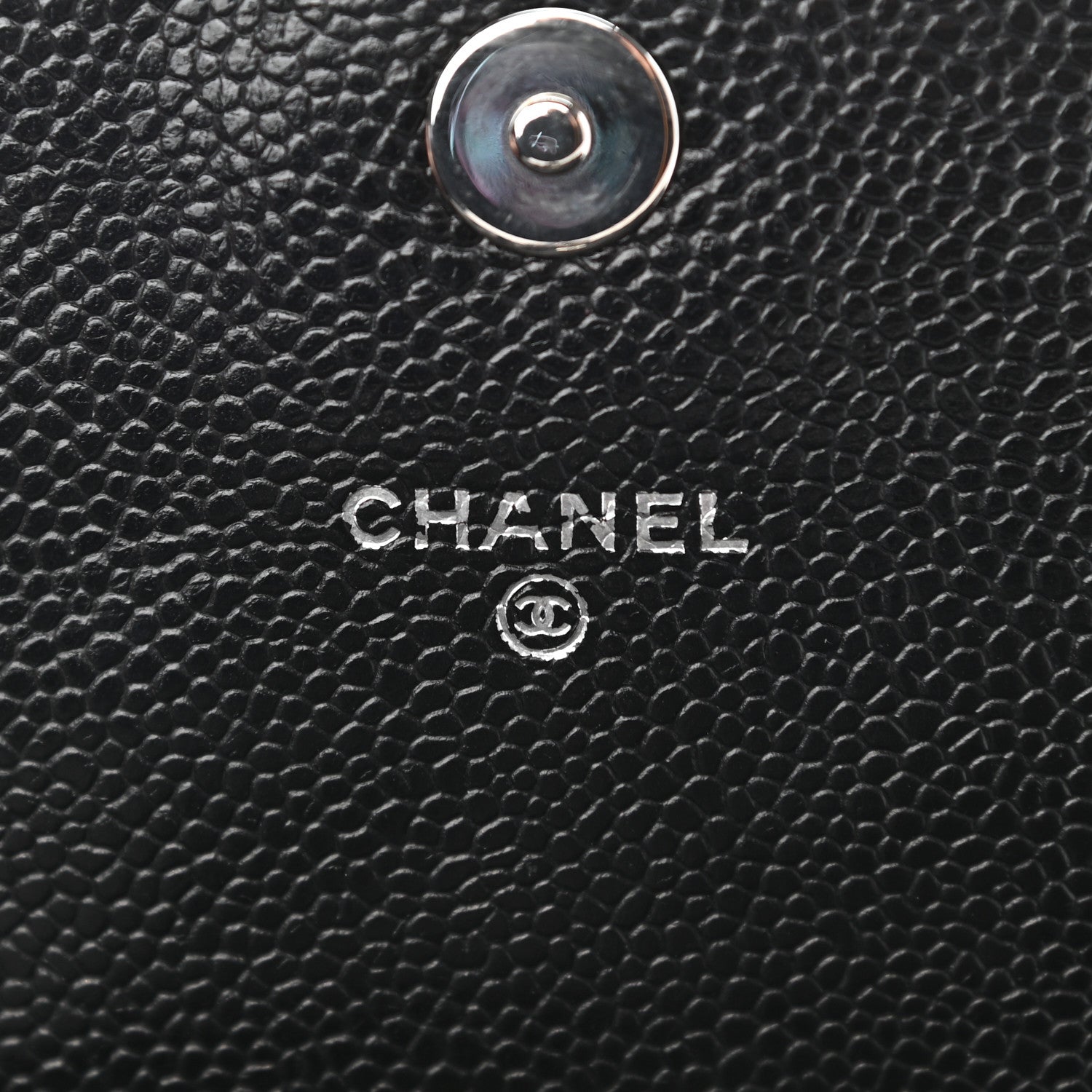 Chanel Caviar Half Moon Wallet On Chain WOC Black 11 of 22
