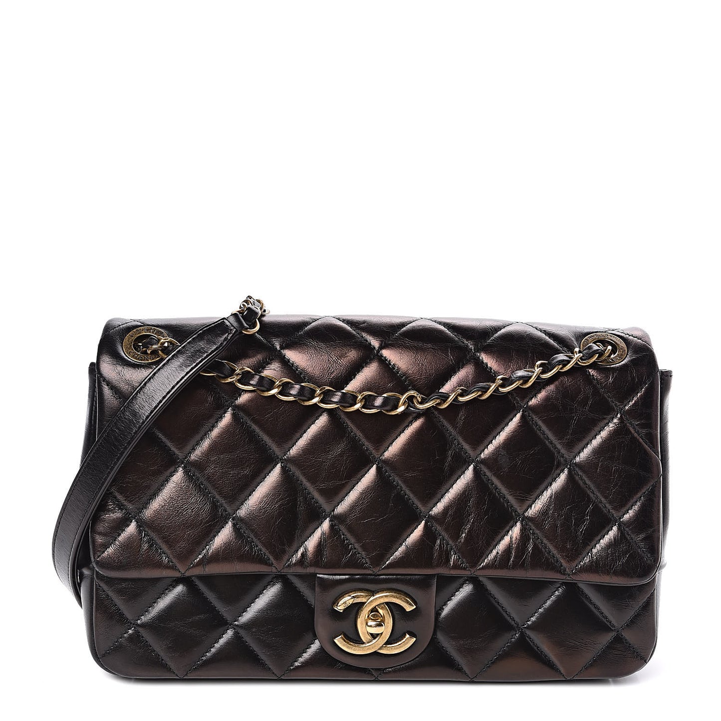 Hot Stamping Calfskin Tale Of Salzburg Flap Black
