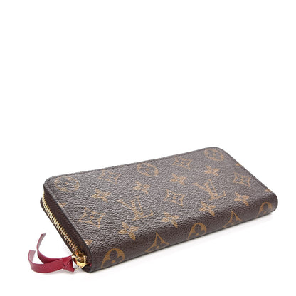 Louis Vuitton Monogram Clemence Wallet Fuchsia 4 of 7