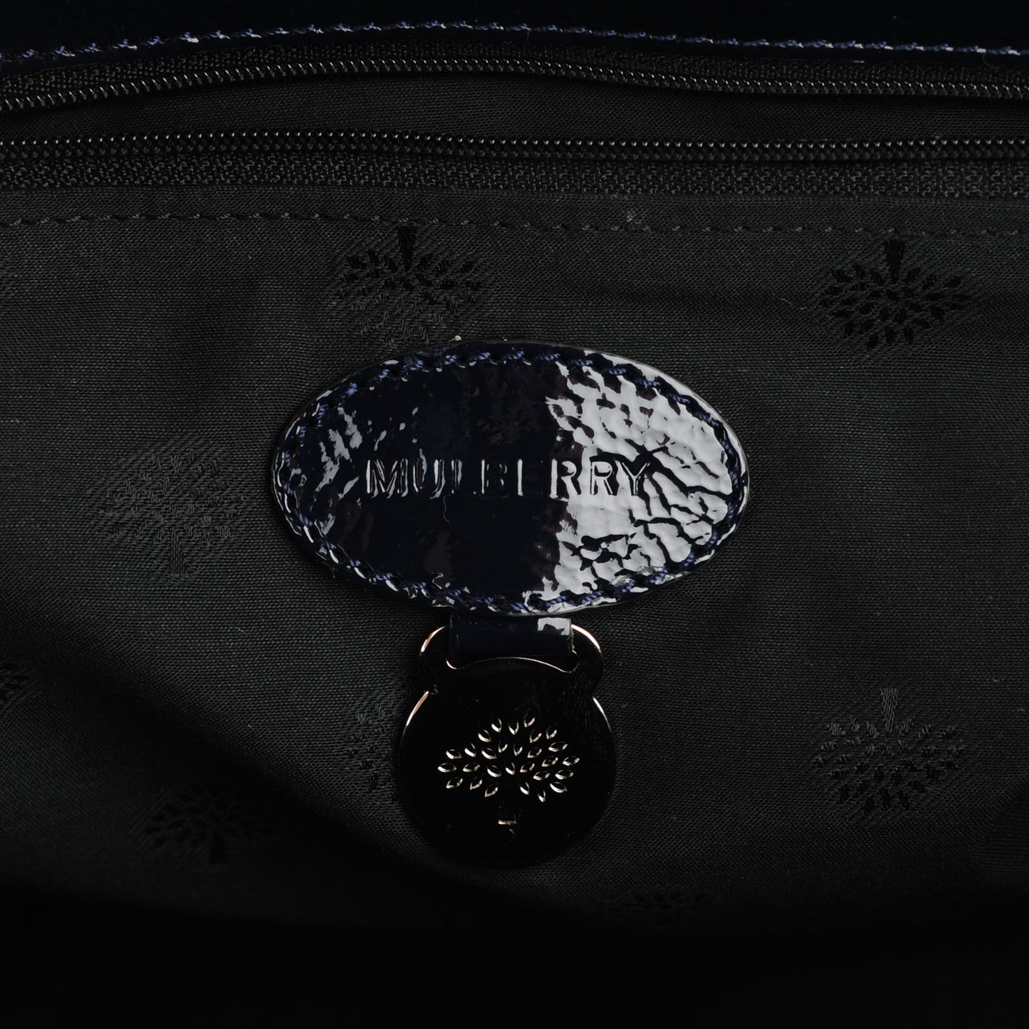Spongy Patent Holiday Bayswater Nightshade Blue