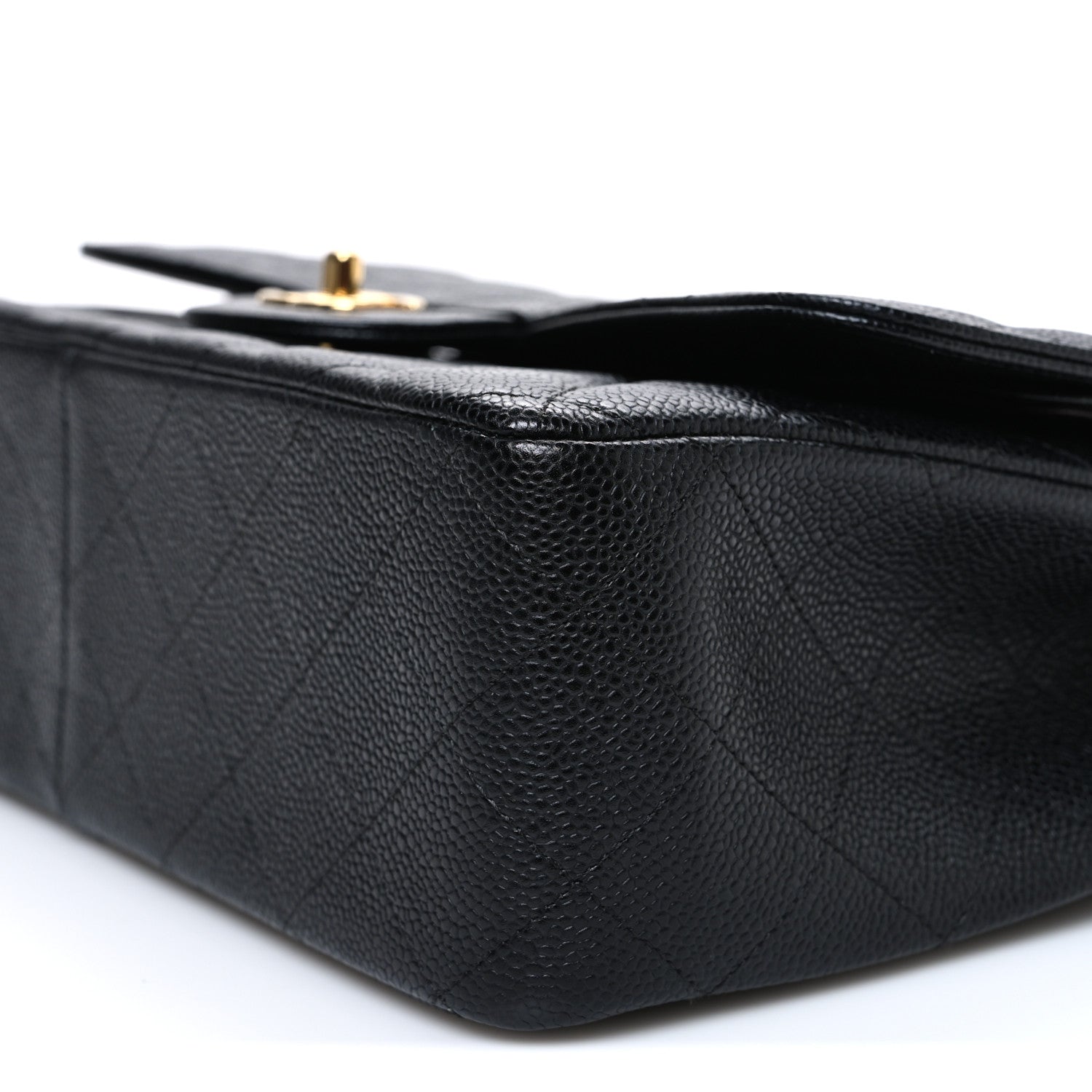 Chanel Caviar Quilted Jumbo Double Flap Black 10 of 10