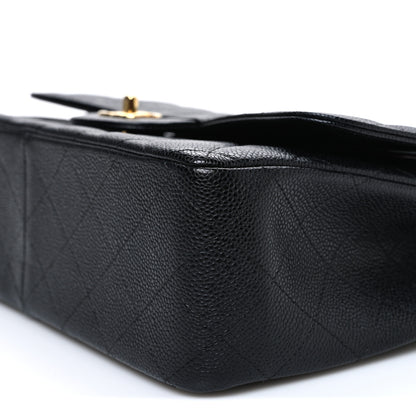 Chanel Caviar Quilted Jumbo Double Flap Black 10 of 10