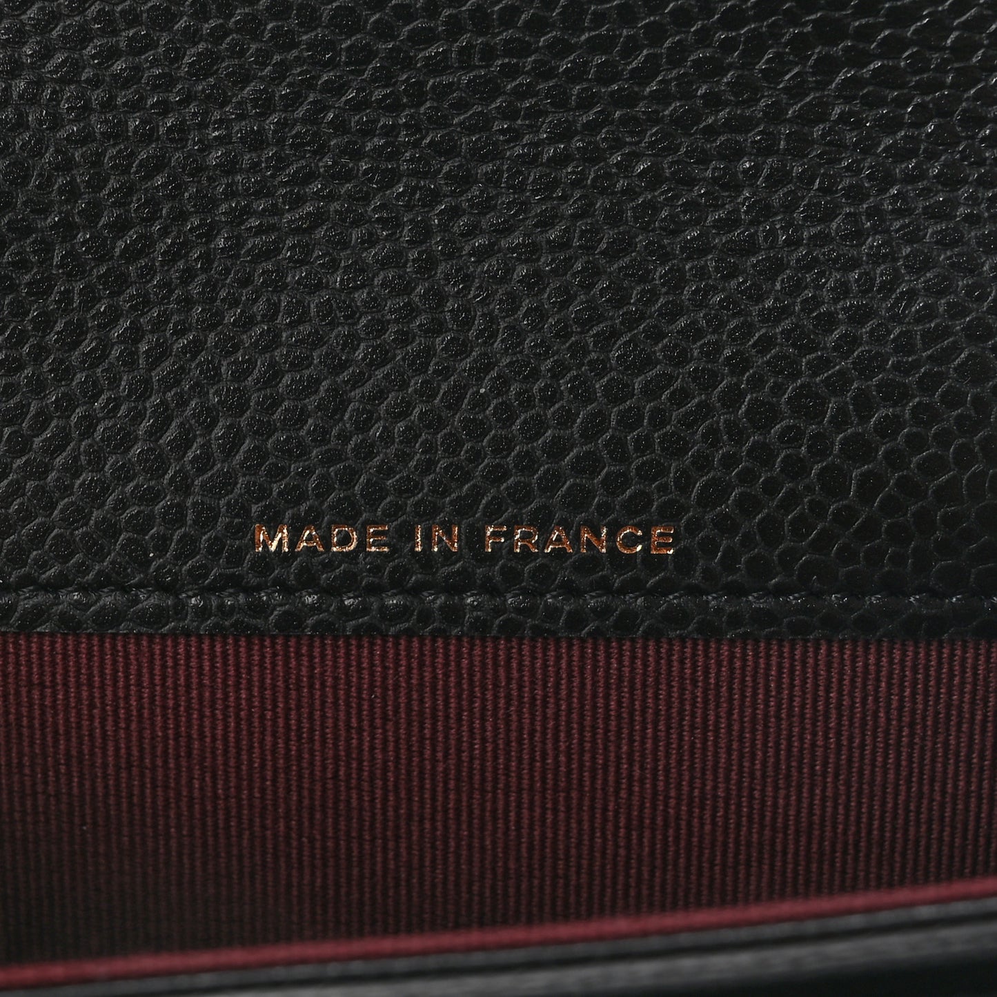Caviar Quilted Flap Card Holder Black