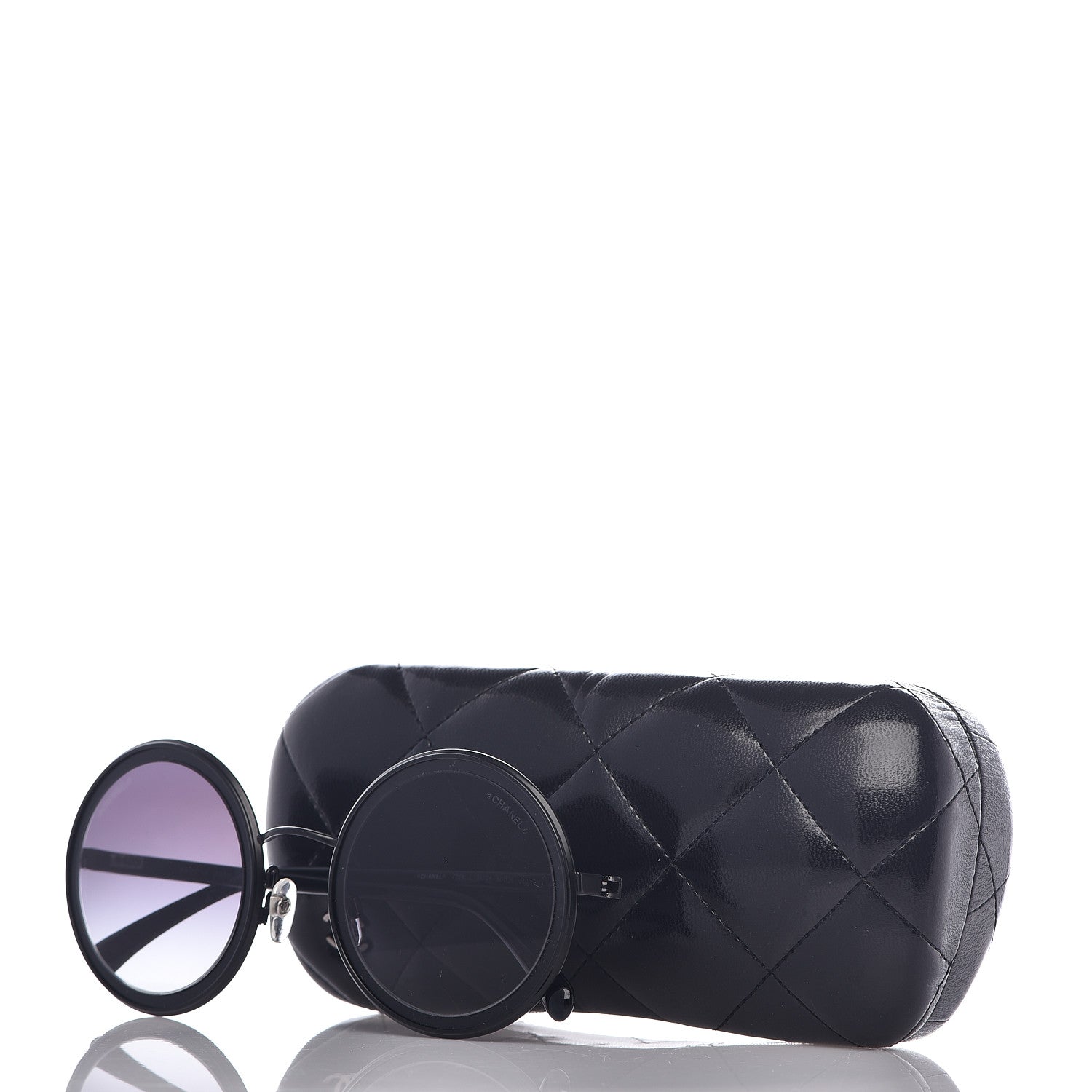 Chanel Round Sunglasses 4226 Black 7 of 7