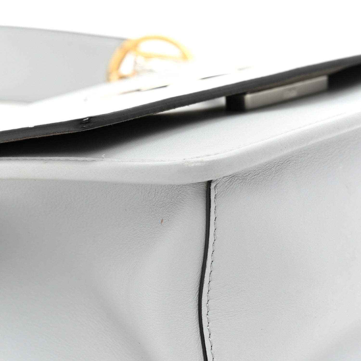 Fendi Vitello Century Opaco F is Fendi Kan I Shoulder Bag Grigio Perla 17 of 20