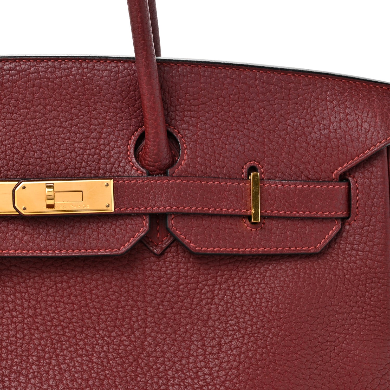 Hermes Fjord BIRKIN 35 Rouge H 8 of 16