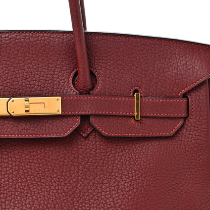 Hermes Fjord BIRKIN 35 Rouge H 8 of 16