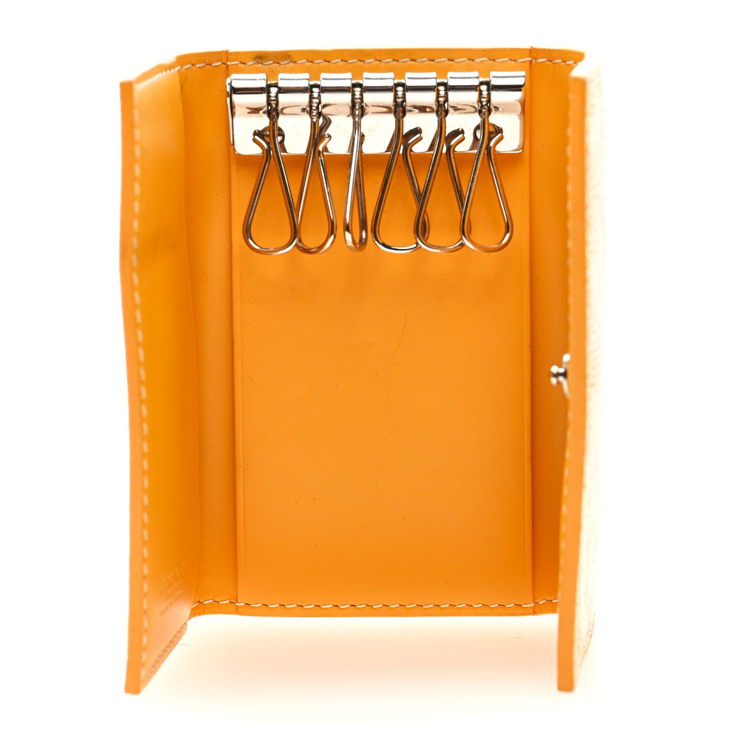 Goyardine Saint Michel 6 Key Holder Yellow