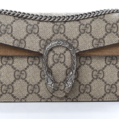 Gucci GG Supreme Monogram Super Mini Dionysus Shoulder Bag Taupe 8 of 11