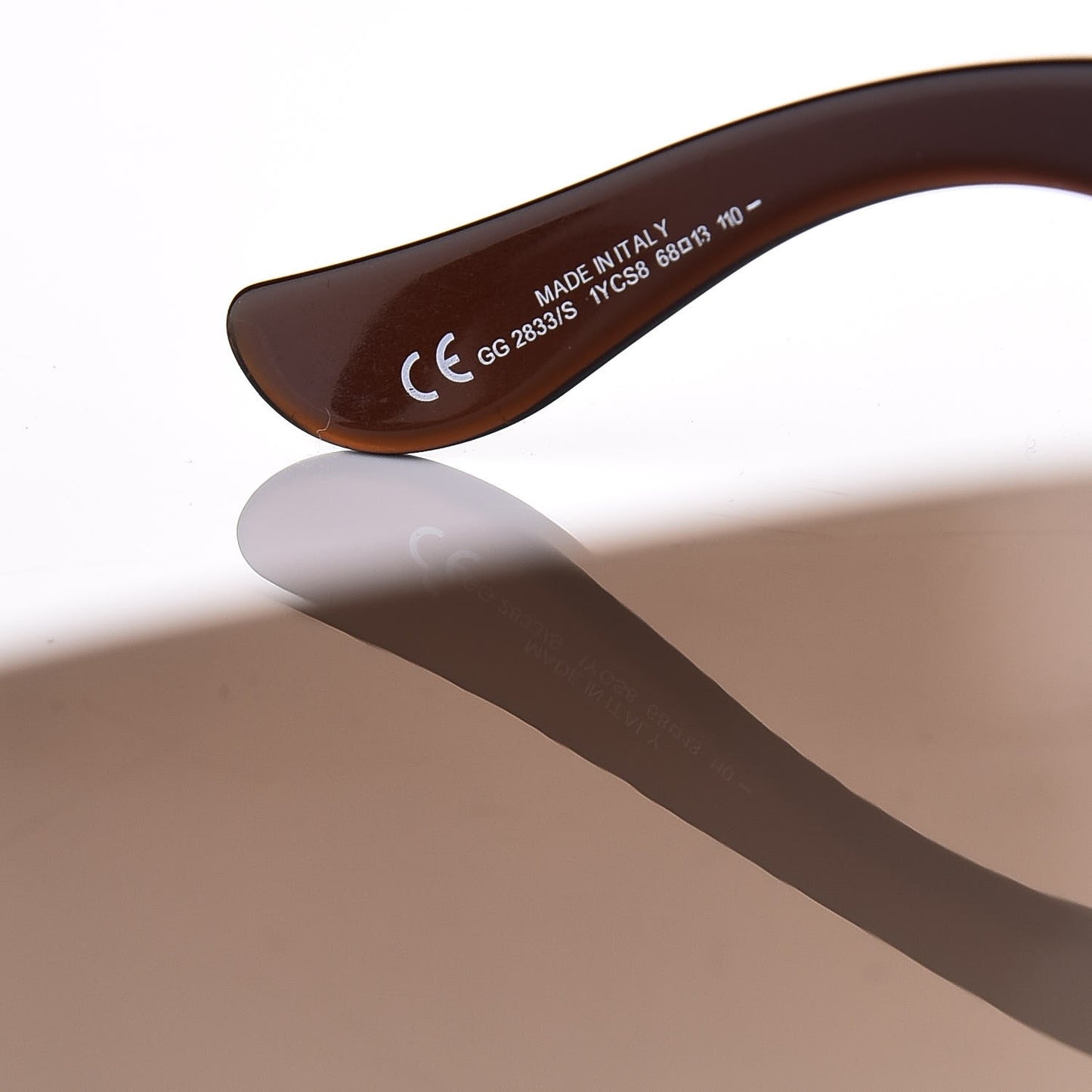 Frameless Interlocking GG Sunglasses 2833/S Brown