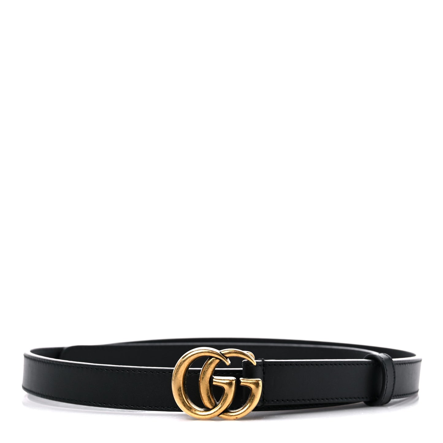 Calfskin Double G 20mm Belt 90 36 Black