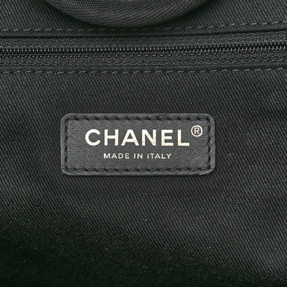 Chanel Woven Straw Raffia Medium Deauville Tote Black 6 of 10