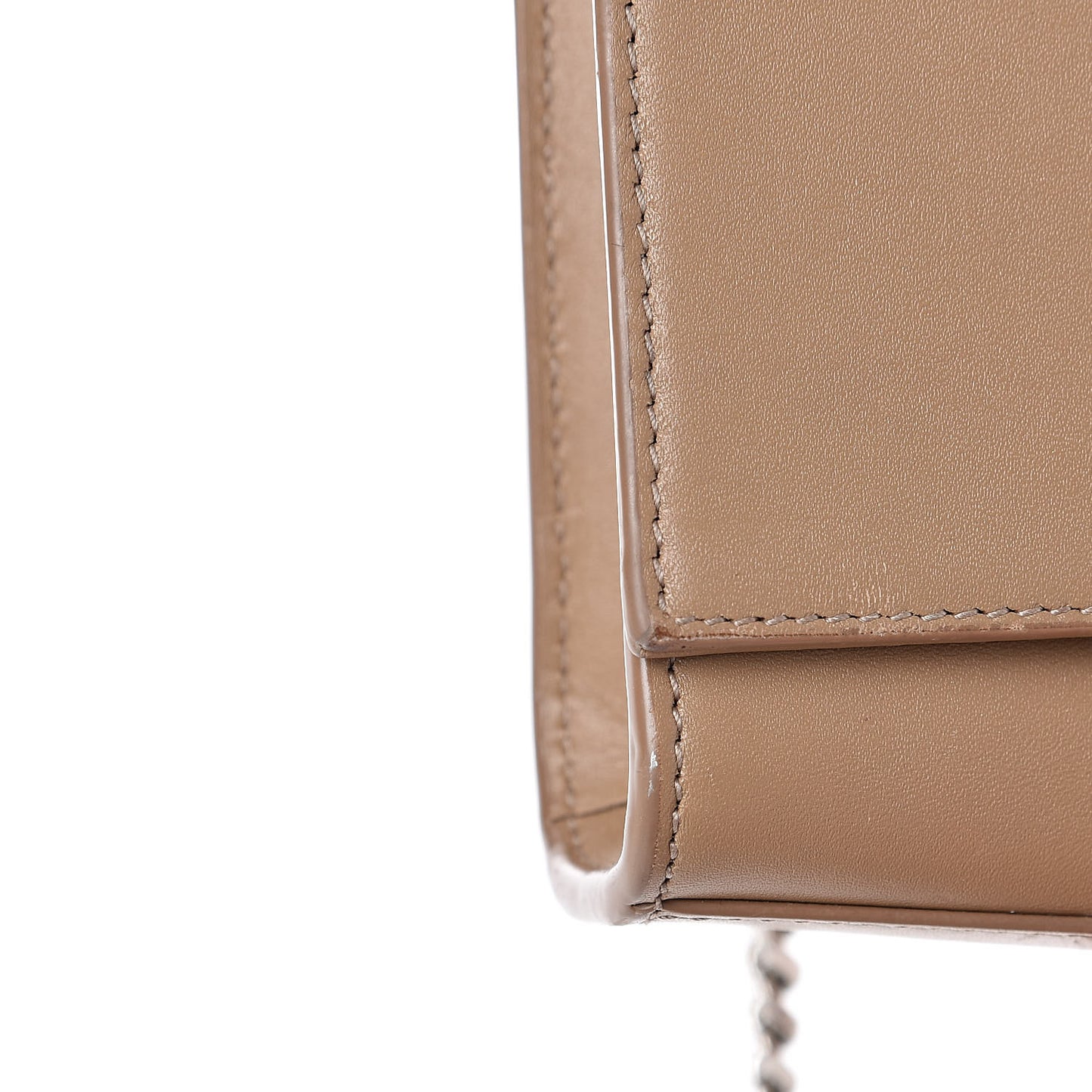 Smooth Calfskin Medium Classic Monogram Kate Tassel Satchel Dark Beige