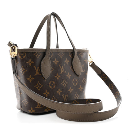 Louis Vuitton Monogram Neverfull Inside Out Bandouliere BB Dark Fango 5 of 19