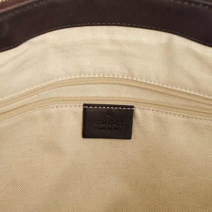 Gucci Guccissima Large Sukey Top Handle Bag Chocolate 6 of 7