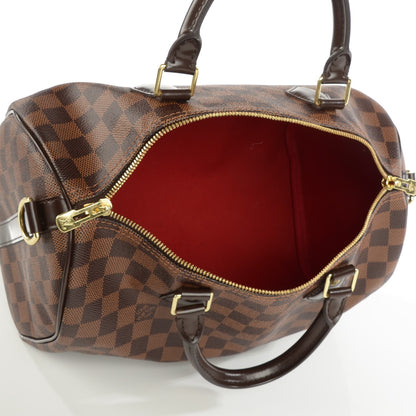 Louis Vuitton Damier Ebene Speedy Bandouliere 30 6 of 9