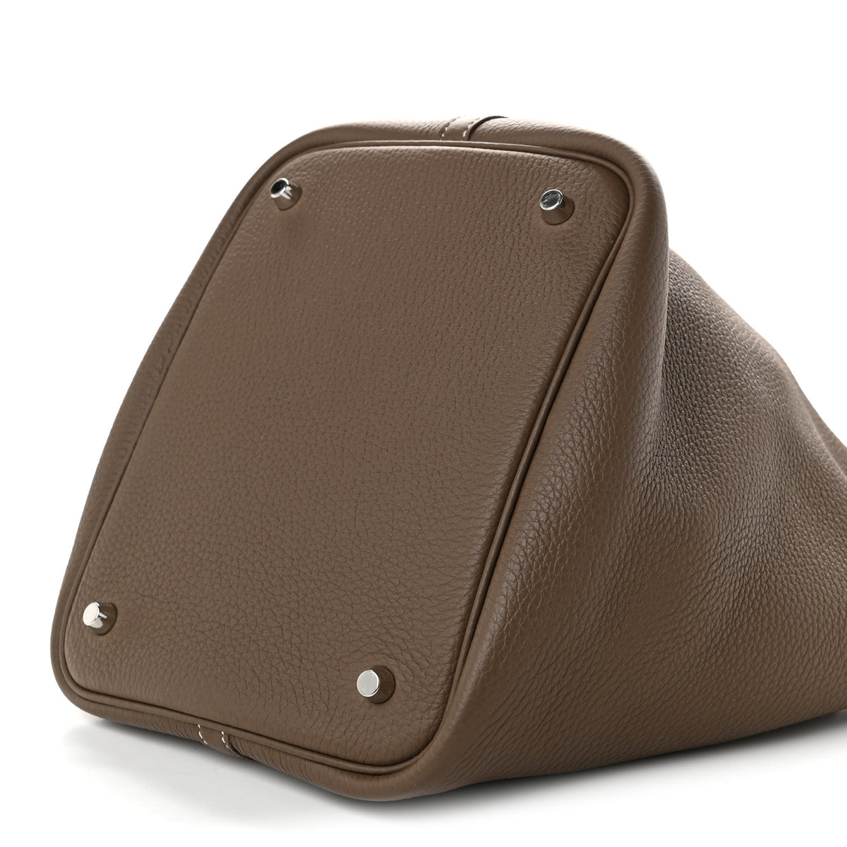 Hermes Taurillon Clemence Picotin Lock 22 MM Etoupe 10 of 11