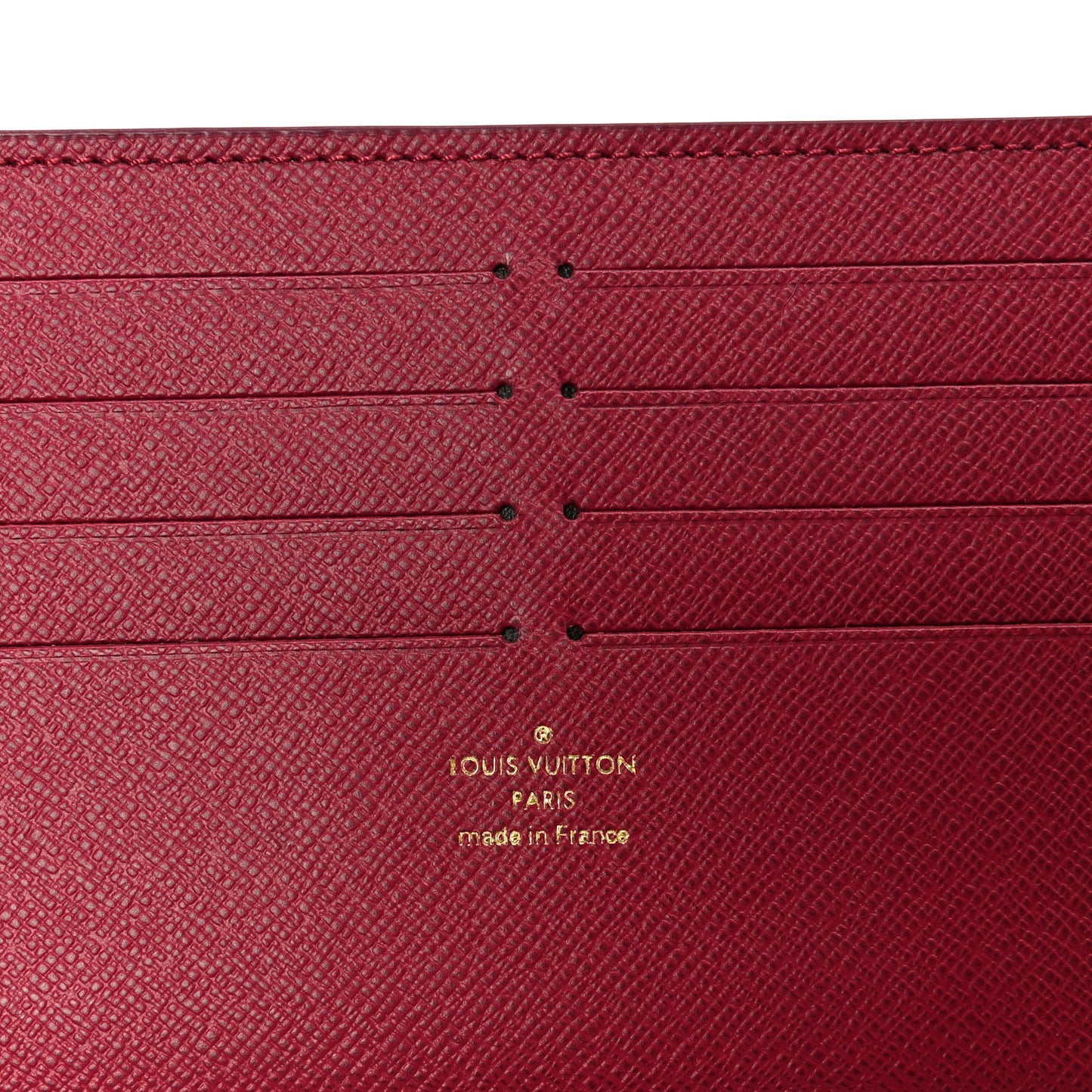 Monogram Pochette Felicie Chain Wallet Fuchsia