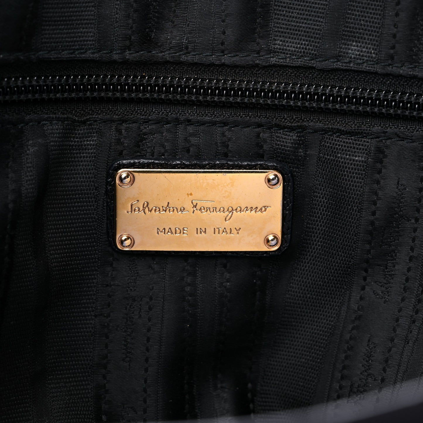 Calfskin Fanya Chain Tote Black