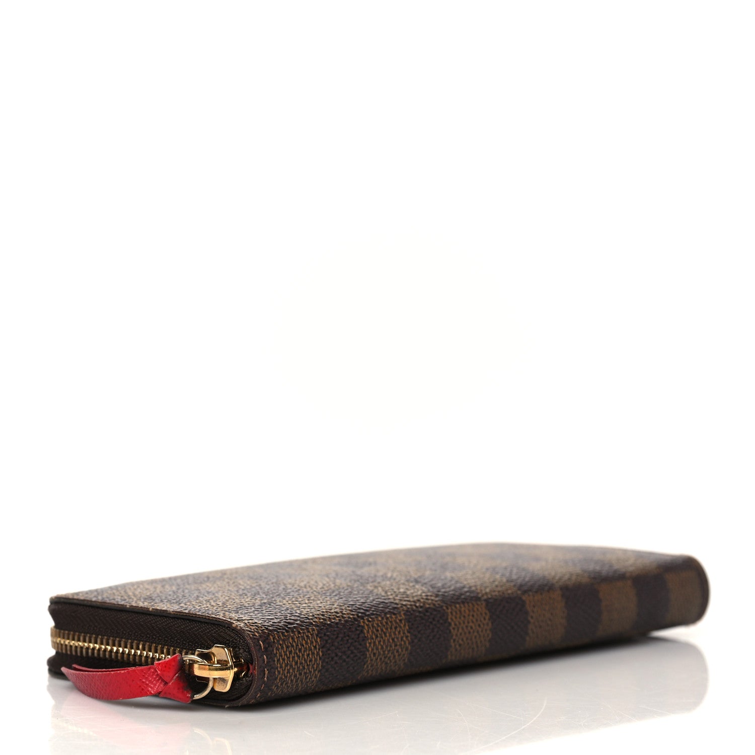 Louis Vuitton Damier Ebene Clemence Wallet Cherry 4 of 8
