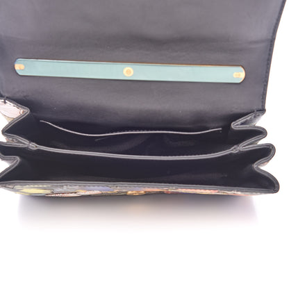 Valentino Garavani Canvas Vitello Camubutterfly Va Va Voom Shoulder Bag Multicolor 5 of 16