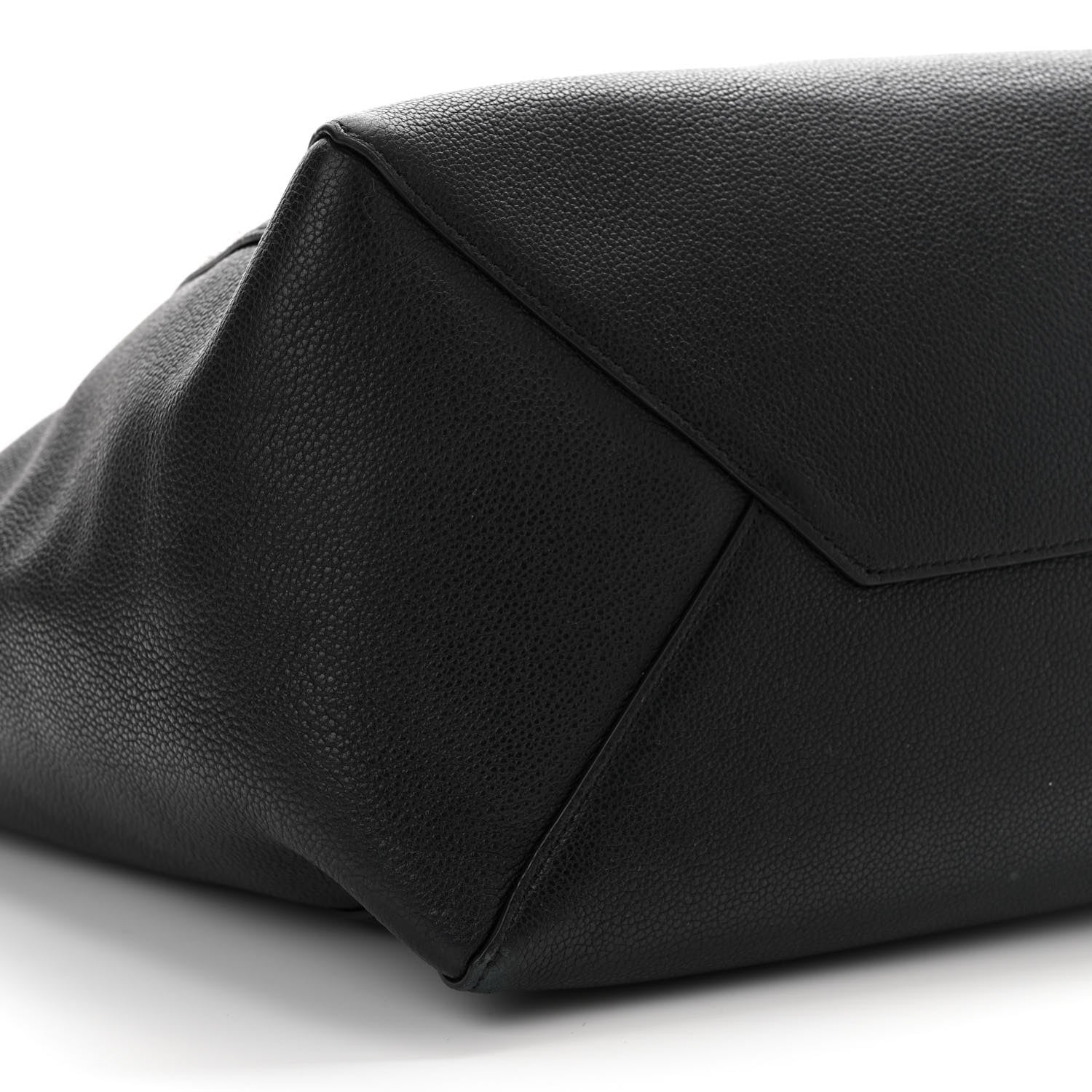 Celine Soft Grained Calfskin Medium Belt Cabas Phantom Black 9 of 12