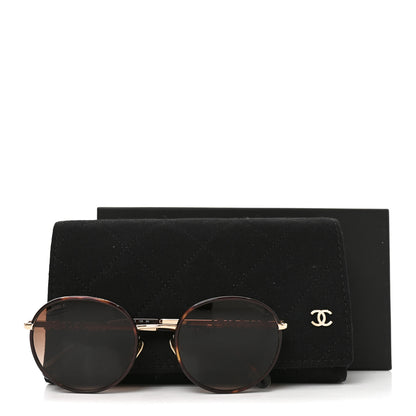 Chanel Chain Pantos Sunglasses 4242 Gold Brown 7 of 7