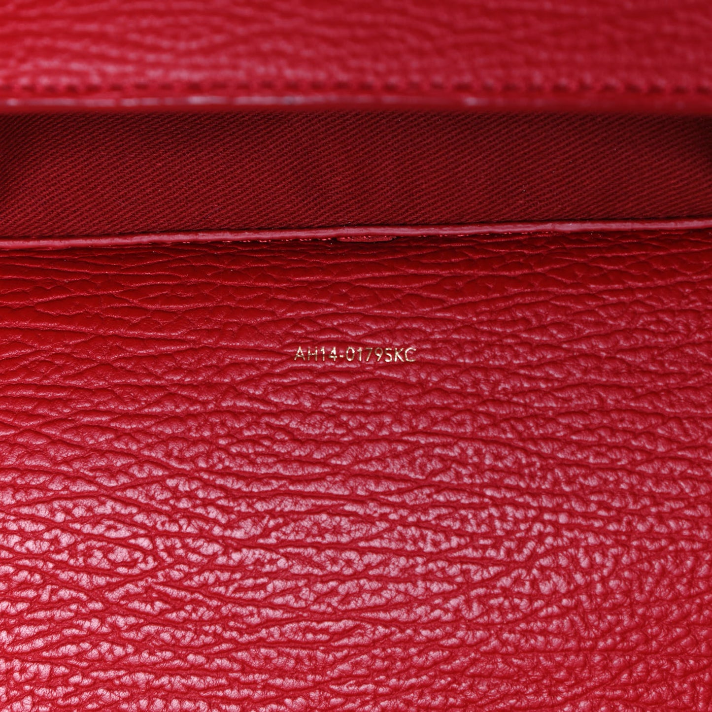 Textured Calfskin Medium Pashli Satchel Red