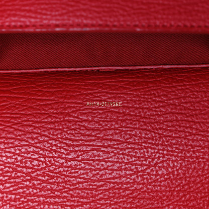 3.1 Phillip Lim Textured Calfskin Medium Pashli Satchel Red 7 of 13