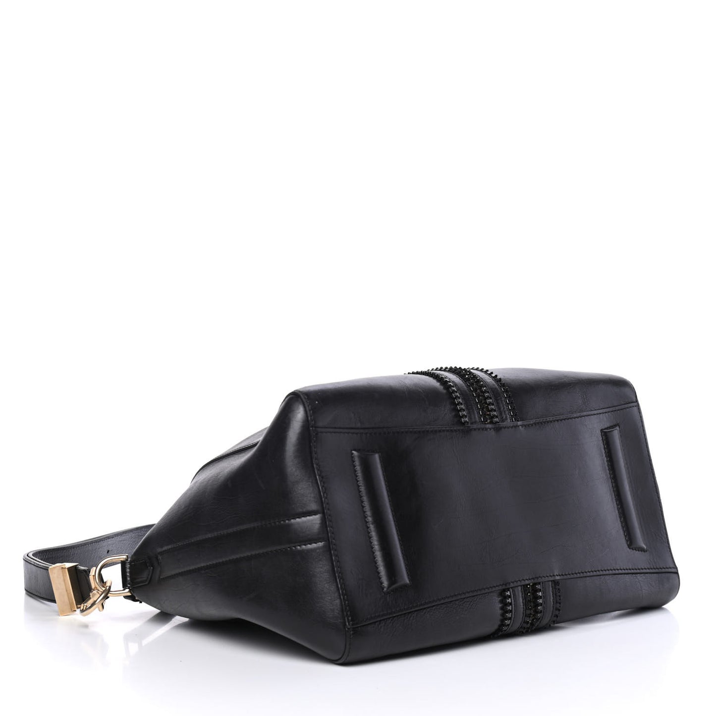 Calfskin Medium Zipper Antigona Black