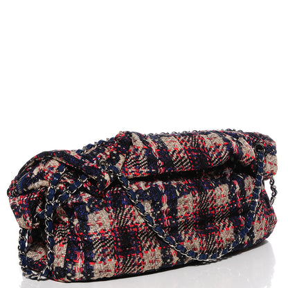Chanel Nylon Tweed Printed Maxi Flap Multicolor 4 of 10