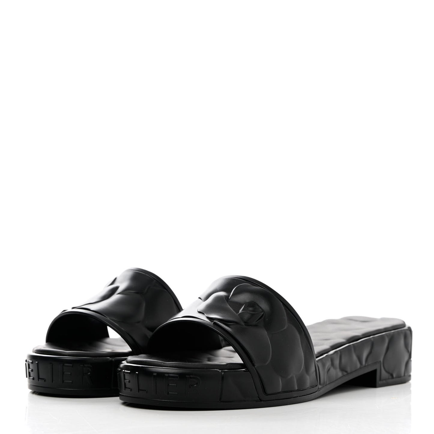 Rubber Atelier 03 Rose Edition 25/40mm Platform Slide Sandals 39 Black
