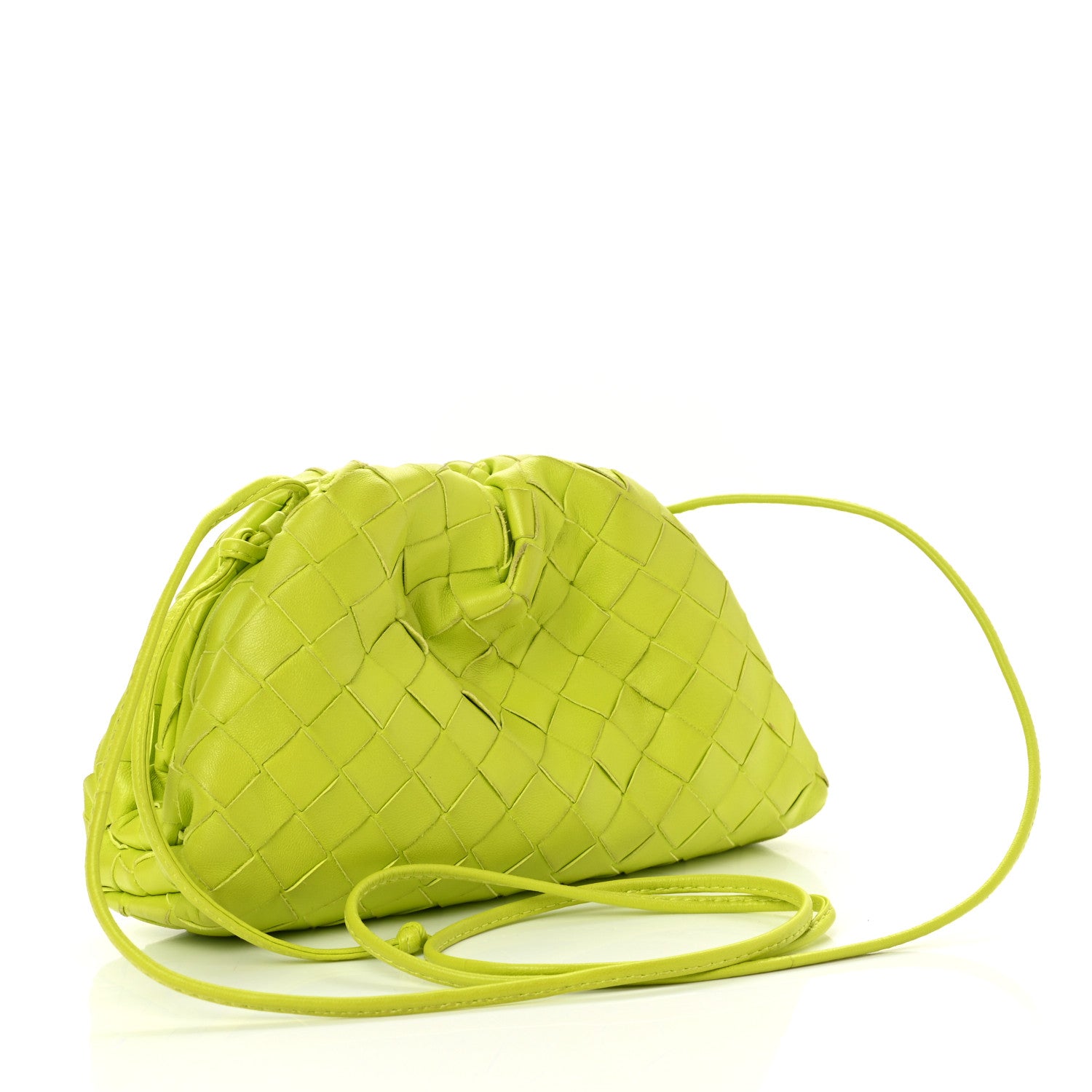 Bottega Veneta Nappa Intrecciato The Mini Pouch Kiwi 3 of 13