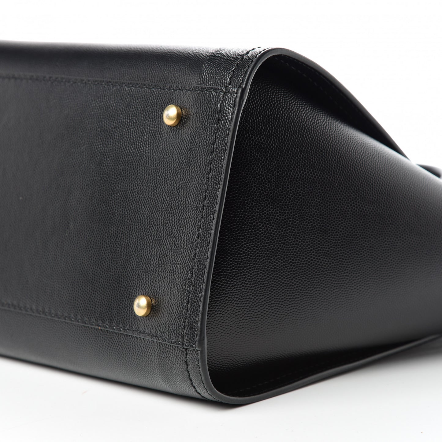Caviar Small Studded Deauville Tote Black