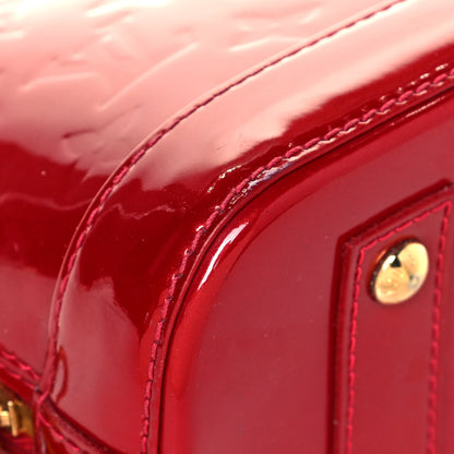 Louis Vuitton Vernis Alma BB Pomme D'Amour 8 of 15